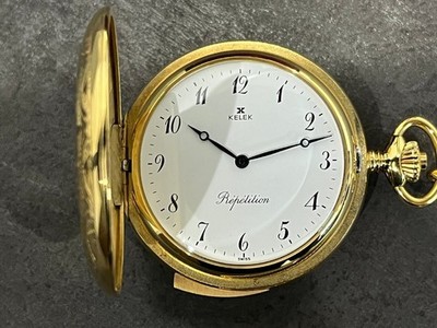 KELEK 1896 Quarter Repeater Pocket Watch Hand Wound SWISS Box