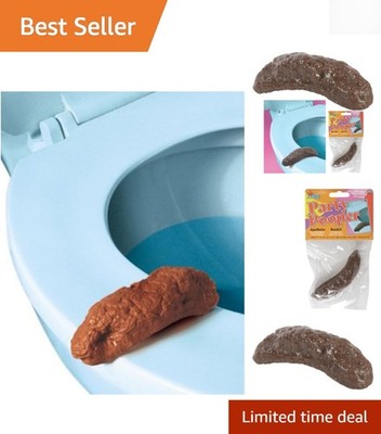 Extremely Realistic Loftus Gross Fake Poo Toy - 4'' Brown for Laughs and Joy
