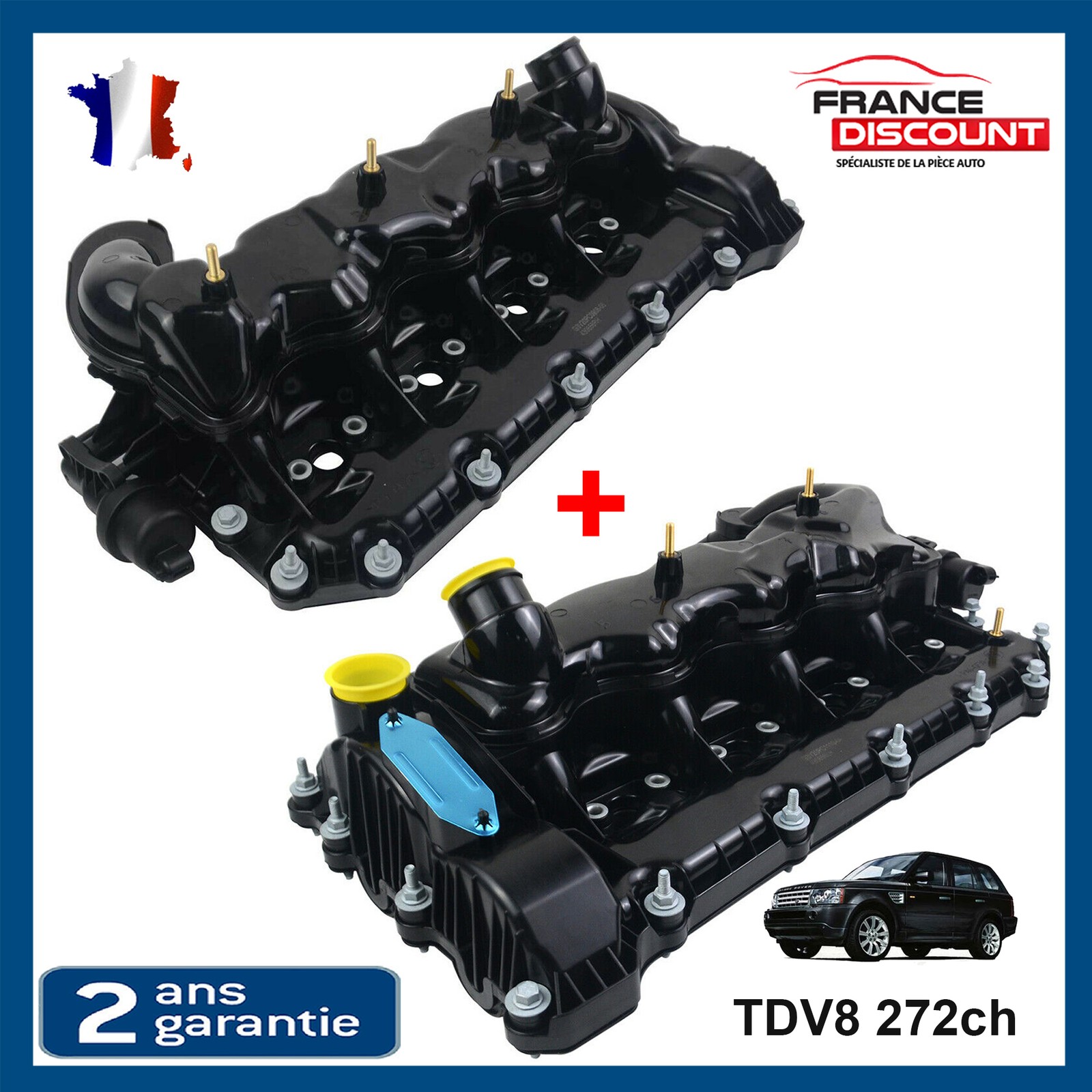 Joint de couvre-culasse haut de gamme en élastomère pour moteur Range Rover 3.6 TDV8 6H4Q9424GC