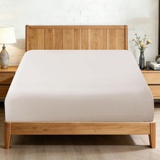 100 Egyptian Cotton Queen Size Fitted Sheet 600 Thread Count Deep Pocket