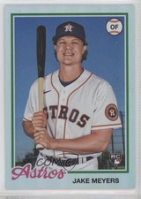 2022 Topps Archives 1978 Topps Design Rainbow Foil 191/199 Jake Meyers #184 i2k