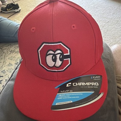Chattanooga Lookouts Cincinnati Reds Minor League Red Champro MVP Home Hat C Fit