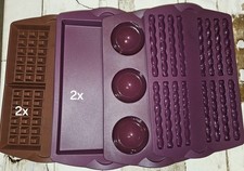 Tupperware Silikonformen für Backen Waffeln Stäbchen Blechform Top Zustand