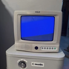 Vintage Working RCA CRT 9" TV EO9344 No Remote - 2002