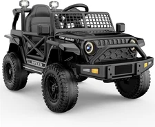 Ride on Car Toys,12V 7AH Toddlers Electric Car for Kids 3-5,Jeep Power Wheels wi
