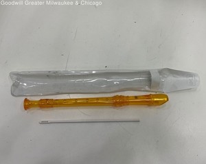 Vintage Soprano Recorder with Fingering Chart