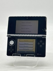 Nintendo 3DS CTR-001 JPN Handheld Video Game Console Cosmo Black