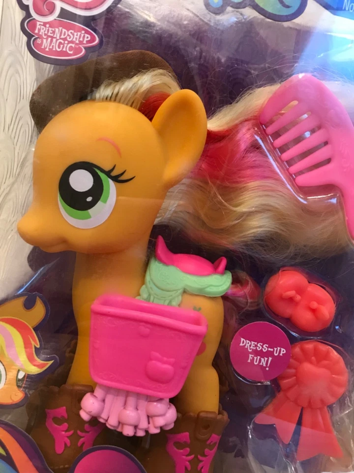 My Little Pony APPLEJACK RAINBOW POWER 6" G4 Estilo Moda - 2014, Reino Unido, Euro, MIP Foto 3 de 4