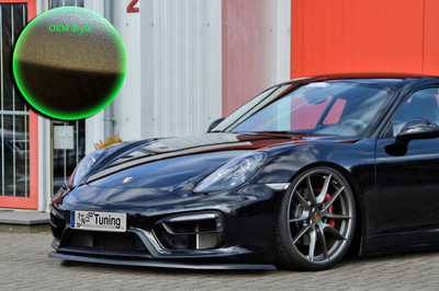 Spoilerschwert Frontspoiler Cuplippe aus ABS Porsche Cayman GTS 981 in OEm Optik