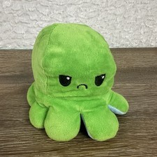 TeeTurtle Polpo Reversibile Verde Blu Peluche Morbido Giocattolo Regalo Cesto Pasqua