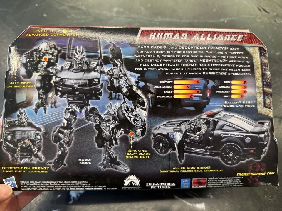 Transformers Revenge of the Fallen Mechtech BARRICADE+FRENZY Human Alliance ROTF - Image 2 of 2