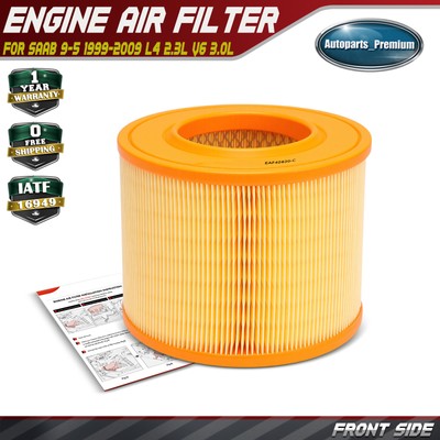 Engine Air Filter for Saab 9-5 1999-2009 L4 2.3L V6 3.0L DOHC 4572491 5173166