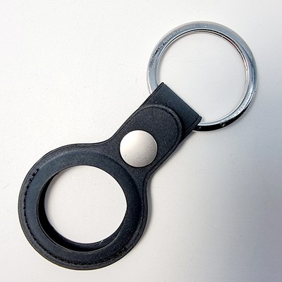 Original Original Apple AirTag FineWoven Schlüsselanhänger - Schwarz in sehr gutem Zustand