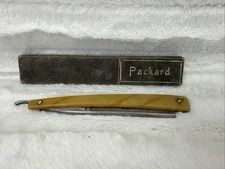 Vintage Packard Straight Razor Made in Germany Maine B & Co.