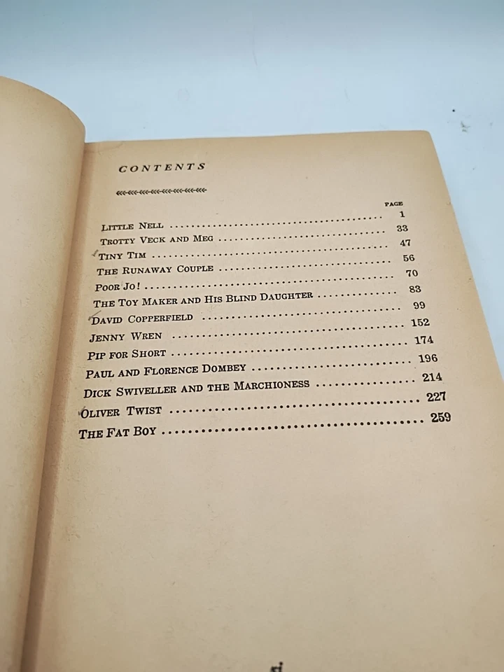 DICKENS' STORIES ABOUT CHILDREN 1929 CHILDREN'S CLASSICS BOOK ILLUSTRATED  - Imagem 4 de 4