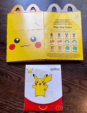 McDonalds 2021 Pokemon 25th Anniversary Happy Meal Box Pikachu 1