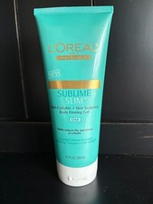 L'OREAL SUBLIME ANTI CELLULITE + SKIN SCULPT BODY FIRMING GEL DAY NEW 6.7 FL OZ