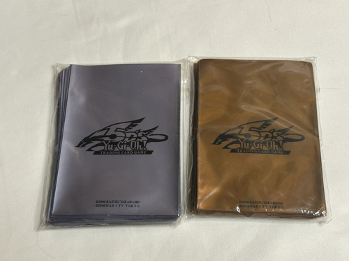 2 PACKS 80 YUGIOH TEAL & Bronze Card Protectors 5Ds Duelist Card Sleeves - Picture 3 of 5