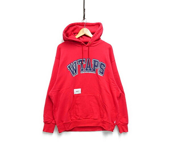 WTAPS 20AW DAWN. DESIGN HOODED SWEATSHIRT. COPO Red Genuine  
