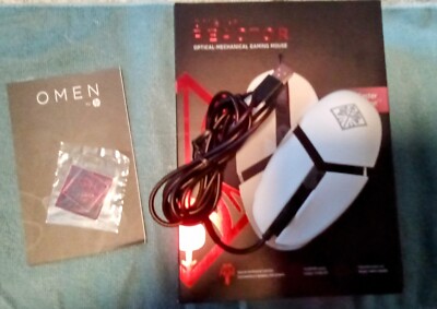 HP Omen Reactor Gaming Maus - Weiß - Gebraucht in Top Zustand