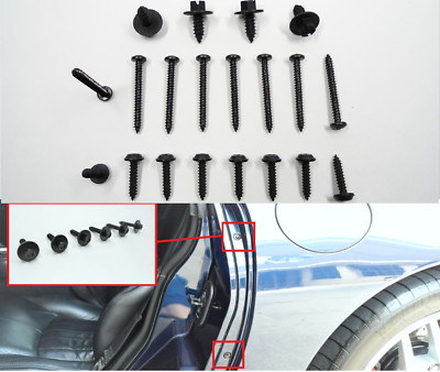 (26 PC) TAIL LAMP/LCNS PLT/REV LAMP/DOOR JAMB SCREW KIT! FITS ALL C5 CORVETTE 