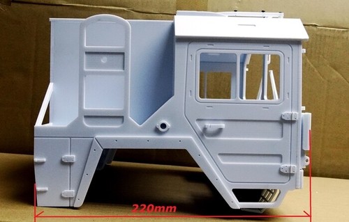 1/10 MAN 6x6 Scale Cargo Truck Plastic Body Shell ** Unpainted ** NEW - Picture 4 of 11