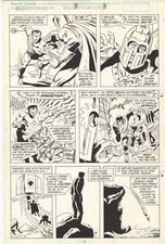 Saga of the Sub-Mariner #9 pg 3 Original Comic Art by Rich Buckler featuring X-M
