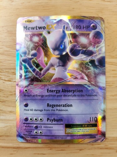 Mewtwo EX 52/108 XY: Evolutions- NM Ultra Rare Pokémon Card 