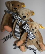 Lot 3 Steiff Margaret Strong Bear Limited Edition 16" 12" 10" 0155/42 1982-1999