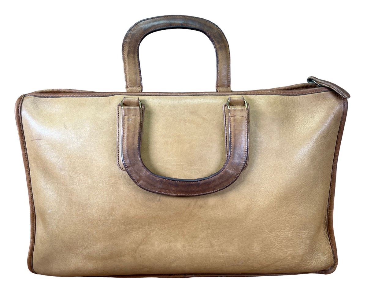 Vintage 1970's COACH Satchel Brief Case Bag No. 025-1505 Two