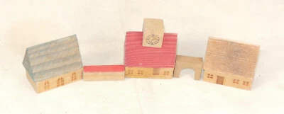 H1 - GERMANY - Eléments de village en bois - Forêt noire ? Erzgebirge ? - Photo 1/2