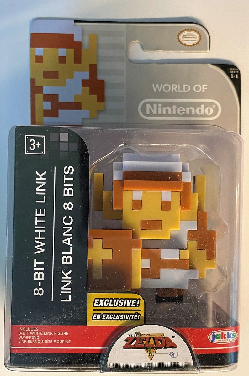 8-BIT WHITE LINK World of Nintendo ZELDA 2015 Exclusive 2.5 Inches