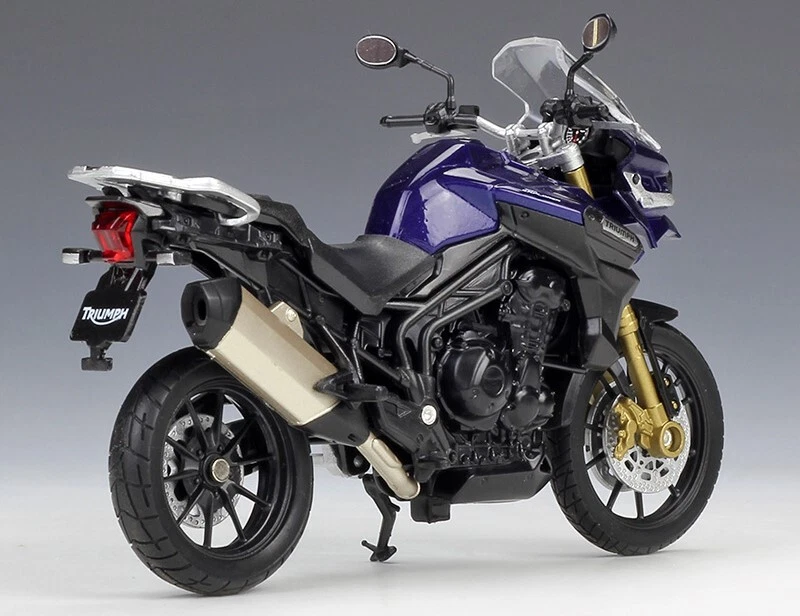1:18 Welly Triumph Tiger Explorer Motorcycle Bike Model New in Box - Bild 4 von 4
