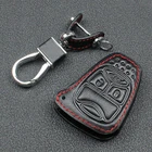 Leather Remote Key Fob Keyless Cover For Jeep Liberty Compass Patriot Wrangler