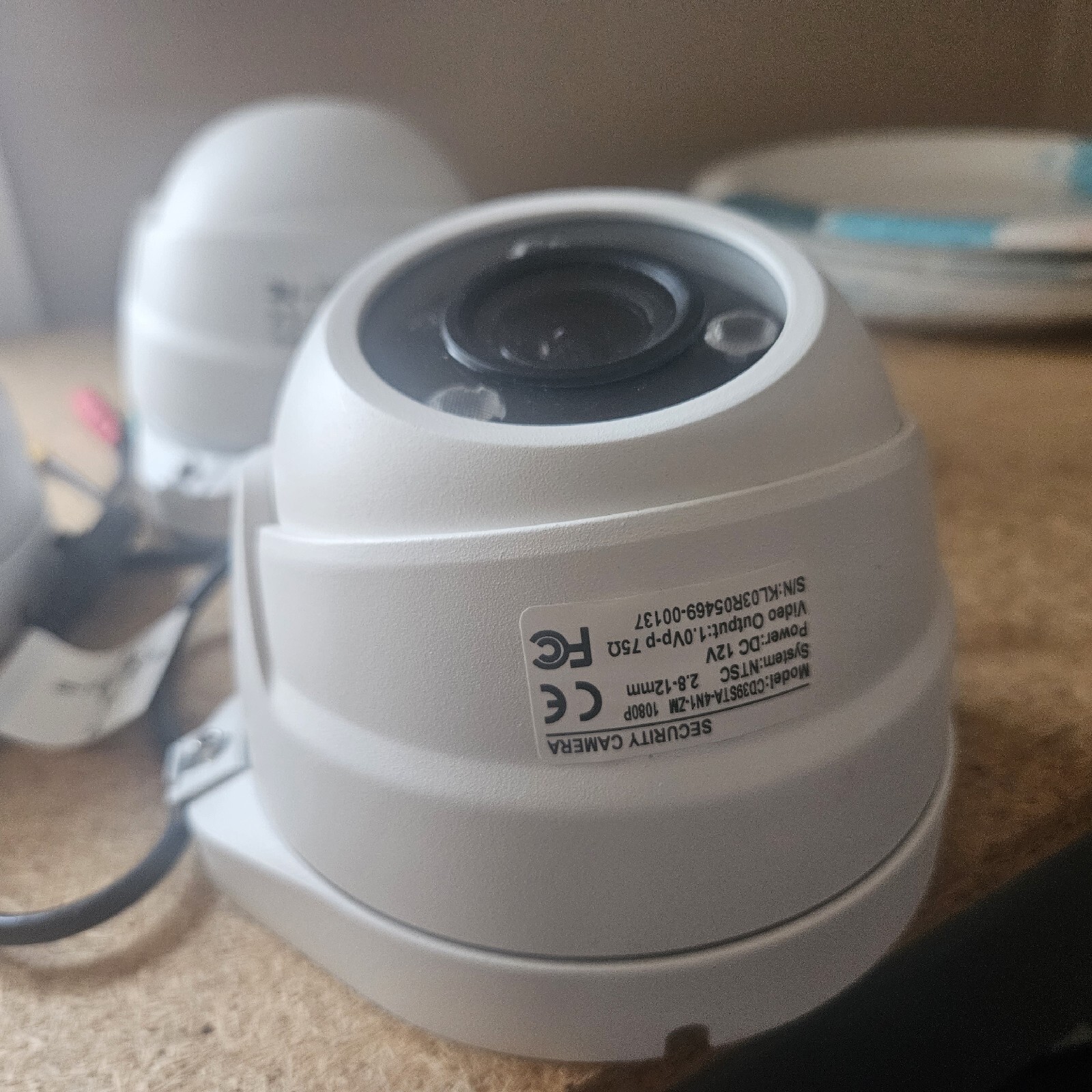 Generic Vandelproof IR Dome Camera CD39STA-4N1-ZM