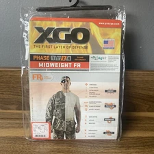 XGO Flame Retardant FR 2 Desert Sand Tactical Top Men's Crew X-Lrg 2F11A New