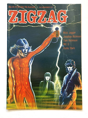 Zigzag Magazine No 78 November 1977 Mick Jagger MC5 Rob Tyner Phil Rambow ATV