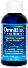 Ocean Minerals Liquid Magnesium (420Mg) & 70+ Trace Minerals | Natural Remineral