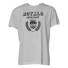DOLCE & GABBANA T-shirt White Royals Heritage Cotton Men Tee IT54/US44/XL 420usd