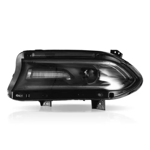 For 2015-2023 Dodge Charger Headlight Halogen LED DRL Projector Right Passenger - Picture 2 of 8
