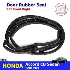 For Honda Accord CB 4D Sedan 1990-93 Door Rubber Seal Weatherstrip Front RH Z09