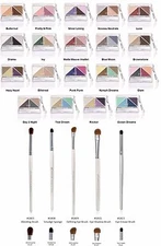 e.l.f. Brightening Eye Color Quad PICK YOUR COLOR w/ set of 5 Eye Brushes NEW!