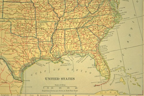 1920s Antique Map of the UNITED STATES Railroad Map Gallery Wall Art Decor - Picture 4 of 8