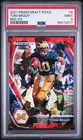 2021 Panini Prizm Draft Picks TOM BRADY #6 RED ICE Card Michigan PSA 9 MINT
