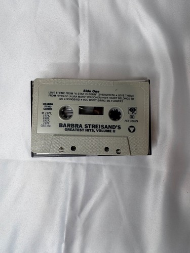 Barbra Streisand Greatest Hits Vol. 2 Cassette Tape – Classic Vocal Pop - Picture 2 of 3
