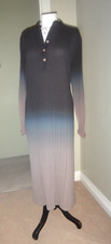 Elegant Made In Italy Multicoloured  Dip Dye Pleated Dress Size L (UK 18-20)🌺🌺