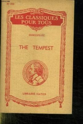 THE TEMPEST. TEXT IN ENGLISCH. [Brosche_] von SHAKESPEARE W.