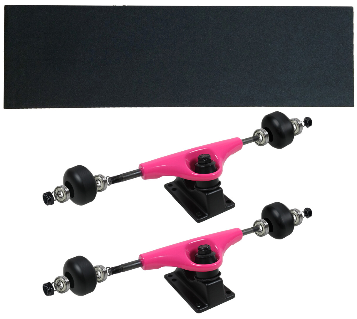 Trucks, Wheels, Bearings, Grip, Hardware Truck Package Pink 5.0