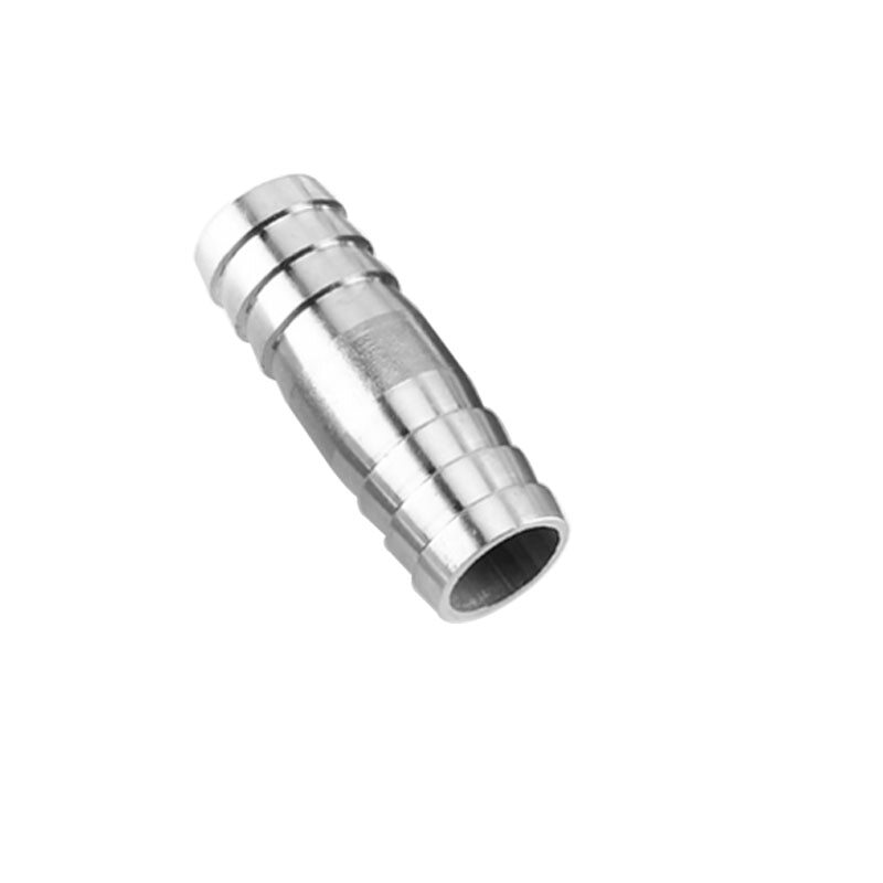 STAINLESS STEEL PIPE FITTING BARBED HOSE TAIL JOINER TUBING CONNECTOR