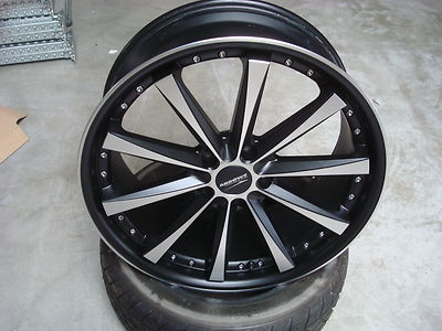 Einzelstück Corniche Arrows 8,5x20 5x120 ET38 Matt-Black-Polish / RIEGER-Tuning